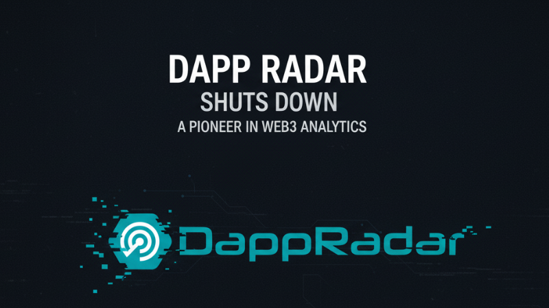 DappRadar, Web3 company and owner of RADAR token, shuts down after 7 years