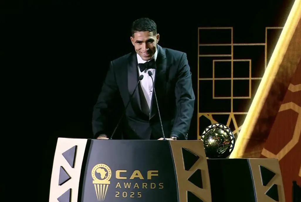 CAF Awards 2025: Hakimi Beats Osimhen To African Men’s Player Of The Year