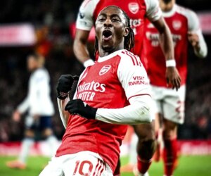 Eze Equals 47-Year North London Derby Scoring Feat As Arsenal Maintain Dominance Over Spurs