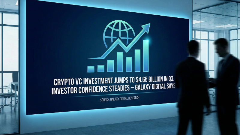 Crypto VC investment jumps to $4.65 billion in Q3 as investor confidence steadies