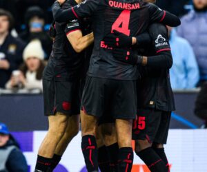 Tella In Action For Leverkusen Against Man City