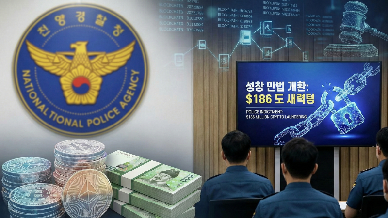 South Korean police officers indicted over $186 million crypto money-laundering scheme