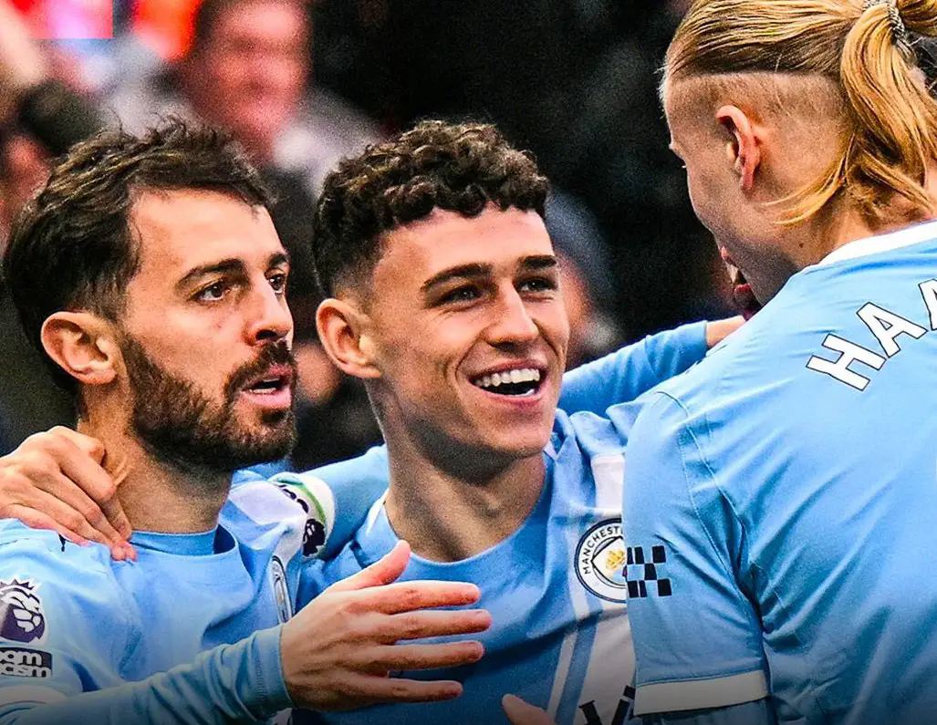 Man City Return To Winning Ways After Edging Out Leeds In Five-Goal Thriller