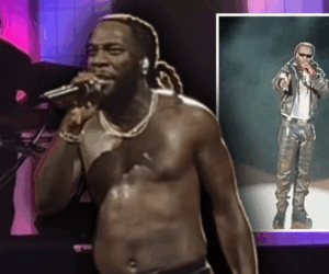 Burna Boy Shows “No Sign of Weakness” As He Kicks Out Sleeping Couple At His US Concert