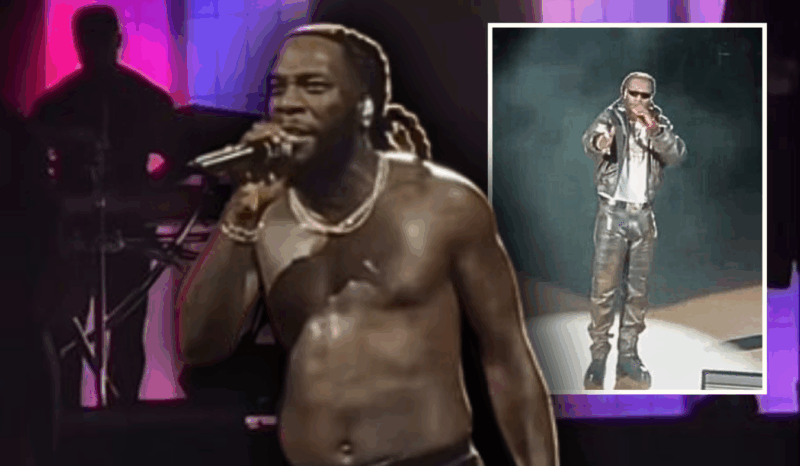 Burna Boy Shows “No Sign of Weakness” As He Kicks Out Sleeping Couple At His US Concert