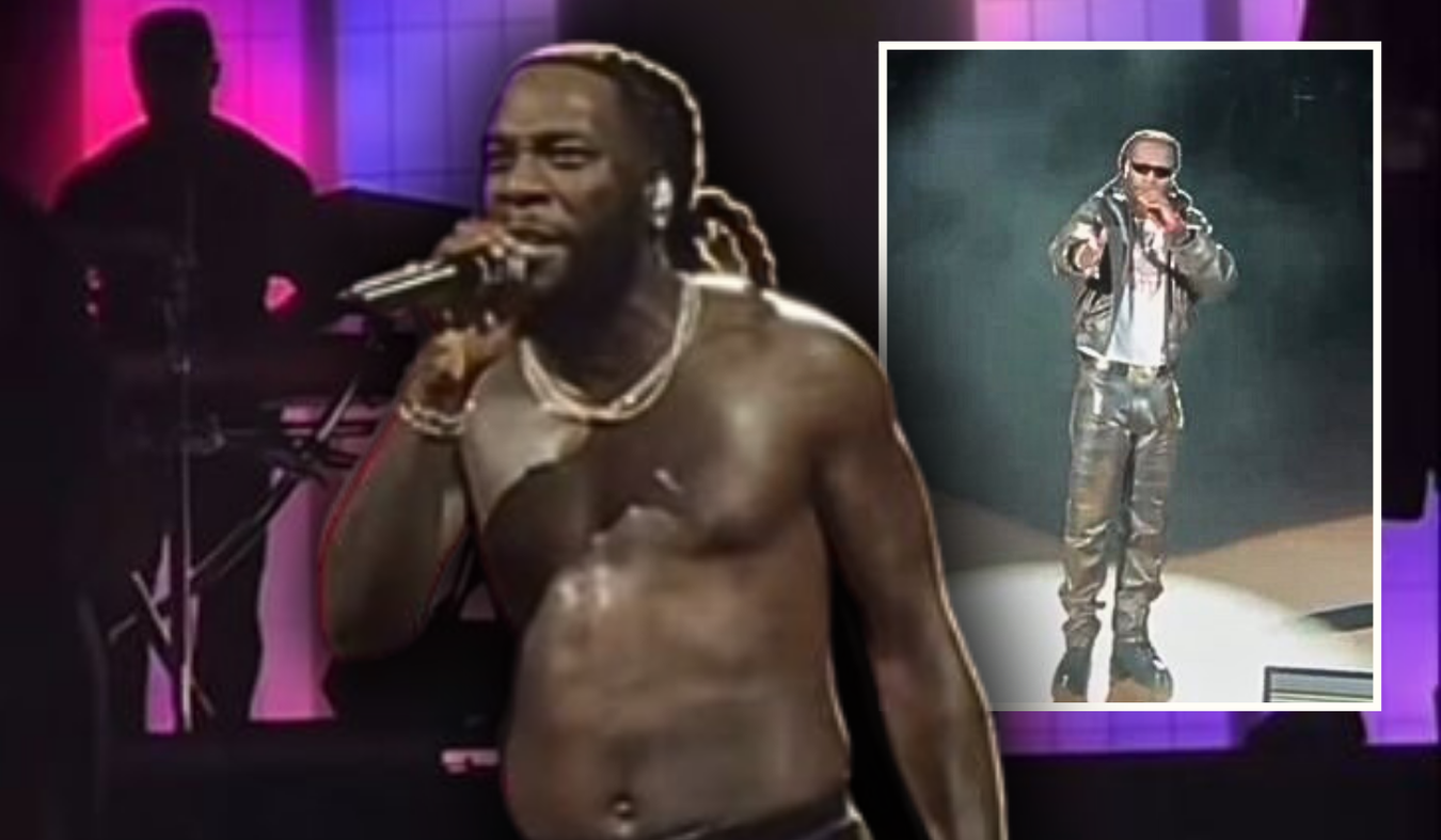 Burna Boy Shows “No Sign of Weakness” As He Kicks Out Sleeping Couple At His US Concert