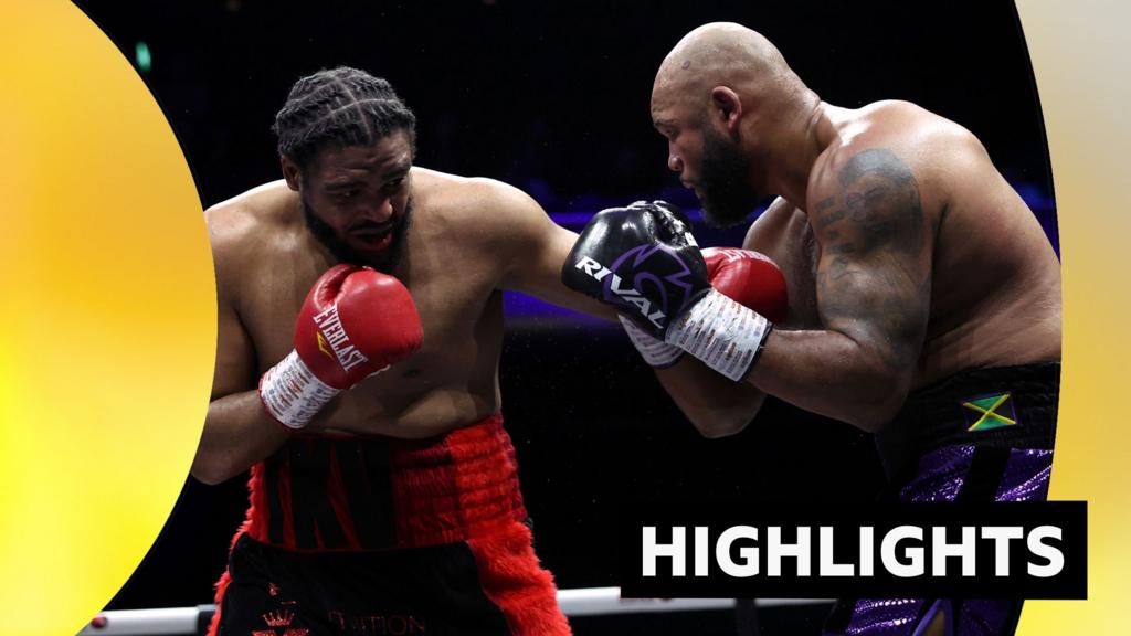 Boxing: TKV claims British heavyweight title with split-decision win over Clarke highlights