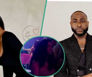Chioma’s Expression Trends as Davido Sprays Dollar at Nightclub on His 33rd Birthday