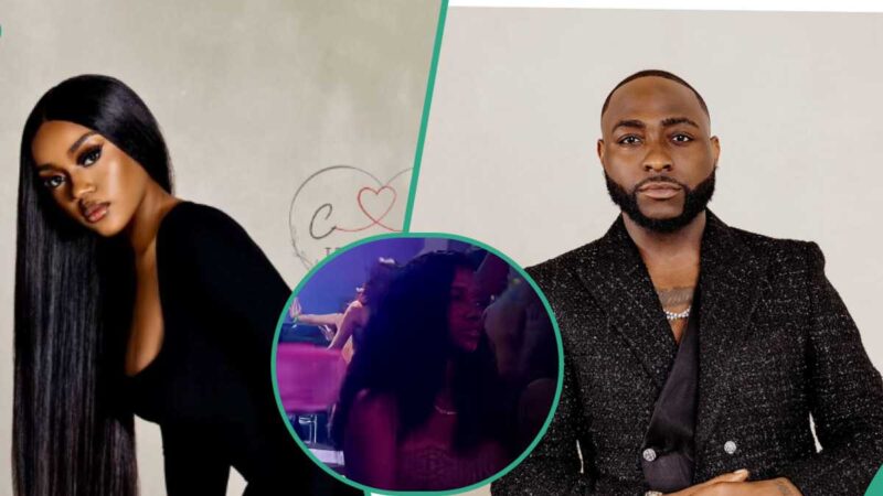 Chioma’s Expression Trends as Davido Sprays Dollar at Nightclub on His 33rd Birthday