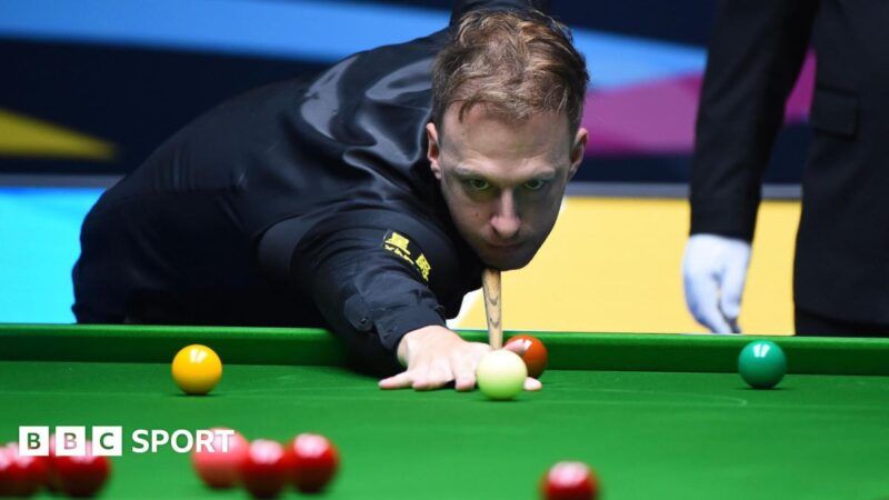 Judd Trump beats Bai Yulu to reach Champion of Champions quarter-finals