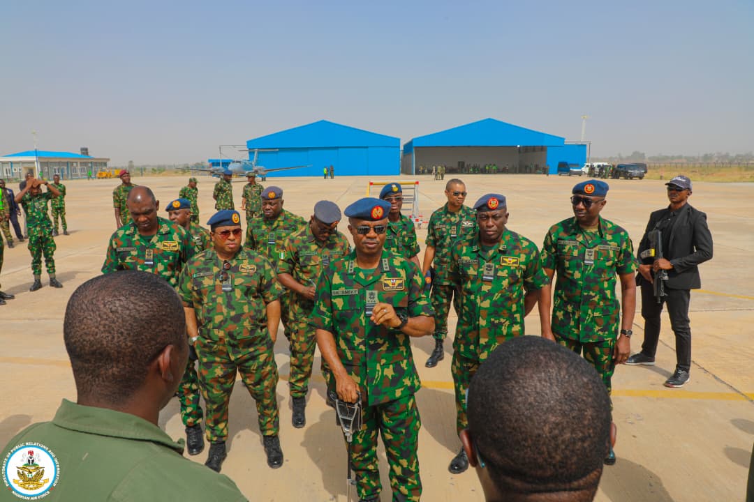 CAS visits troops, vows to hunt down terrorists, protect Nigerians