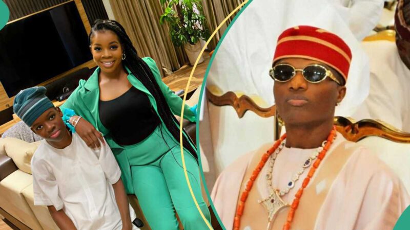 Wizkid’s Baby Mama Shola Ogudu Defends Son From Critics After Release of Debut Project