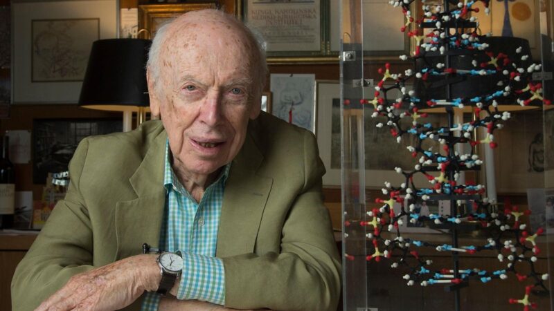 Scientist James Watson, who co-discovered double-helix of DNA and said black people are less intelligent than white people, diÂ£s