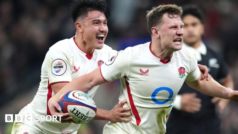 England 33-19 New Zealand: Hosts come from behind to claim stunning win