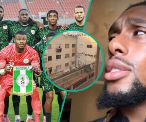 Alex Iwobi Shows Off View Outside Super Eagles’ Hotel in Morocco Ahead of Playoff