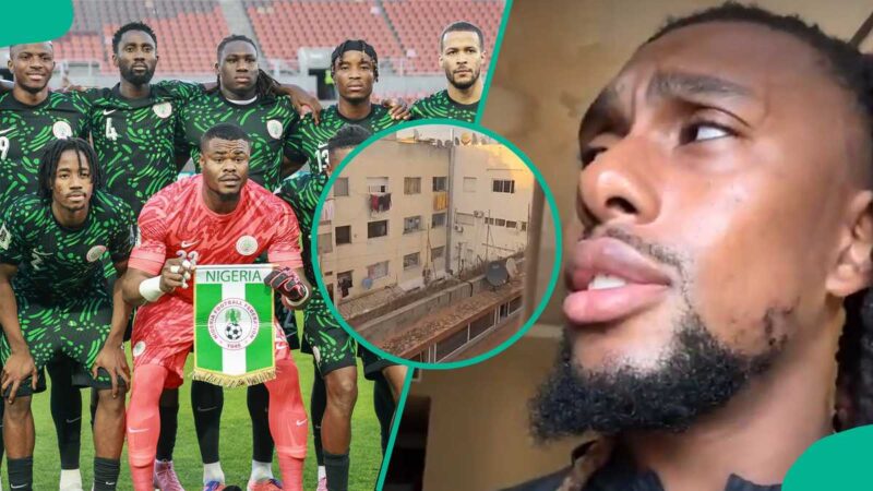 Alex Iwobi Shows Off View Outside Super Eagles’ Hotel in Morocco Ahead of Playoff