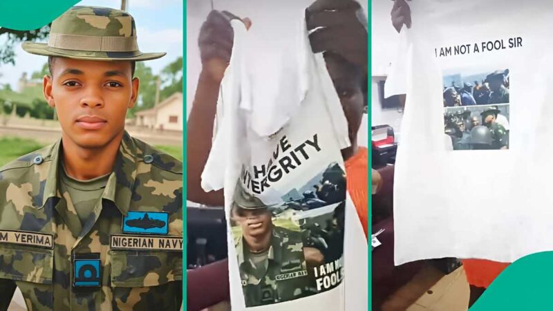 Lady Prints Yerima vs. Wike Viral Scene on T-Shirt, Video Goes Viral: “I’m Not a Fool, Sir”