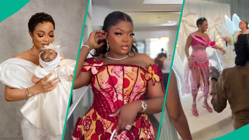 Toke Makinwa Dedicates Daughter, Toyin Abraham, Funke Akindele Others Storm Party, Tiwa Savage Raps