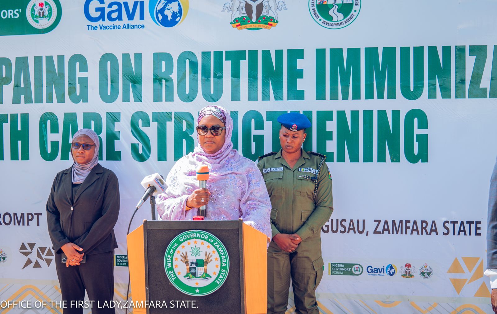 Zamfara First Lady Flags Off Statewide Immunisation Advocacy Campaign