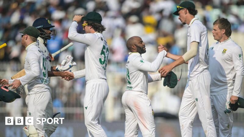 India v South Africa: Proteas win first Test in India since 2010 in low-scoring thriller
