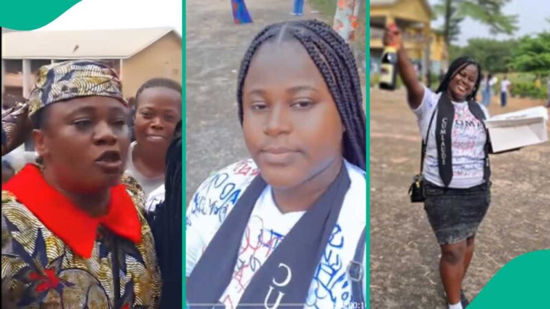 “No Man Touched Her”: Mother Storms Abia State University, Celebrates Daughter Who Graduated Pure