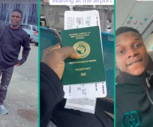 Man Flies To UK Through Air Peace To Start Living With His ‘Wife,’ Heartwarming Video Goes Viral