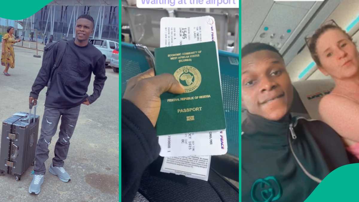 Man Flies To UK Through Air Peace To Start Living With His ‘Wife,’ Heartwarming Video Goes Viral