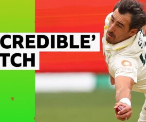 The Ashes 2025: day two – Australia’s Mitchell Starc takes diving catch to dismiss England’s Zak Crawley