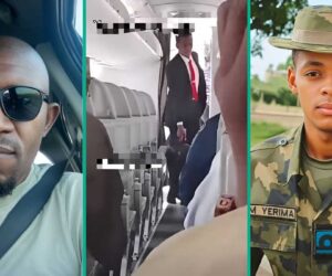 Nigerian Man Notices Something In Lt. Yerima’s Cloth In Fresh Video, Clip Trends