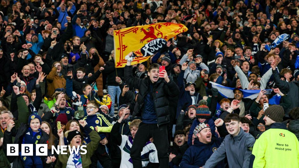 Scotland fans shook the earth in win over Denmark