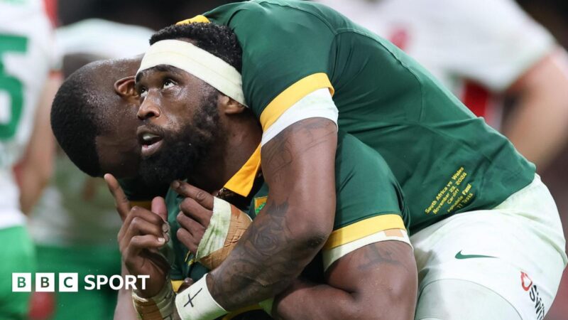 Why are Wales playing South Africa this Saturday?