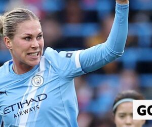 Knaak heads in opener for Man City in derby