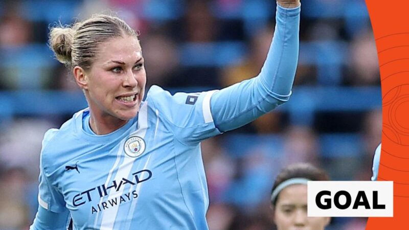 Knaak heads in opener for Man City in derby