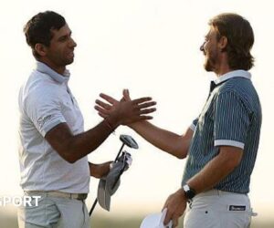 Abu Dhabi Championship: Aaron Rai beats Tommy Fleetwood in play-off