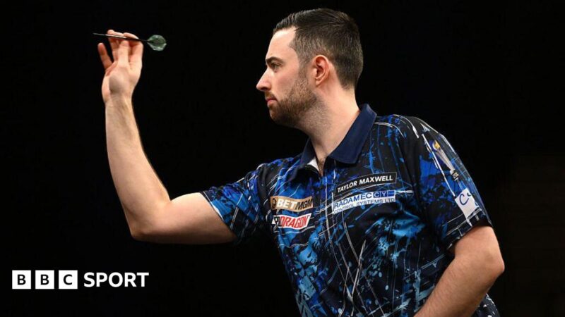 Grand Slam of Darts: Luke Humphries into semi-finals after 16-8 win over Michael Smith