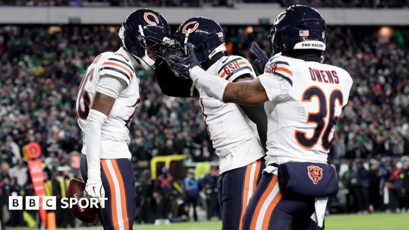 Chicago Bears beat Philadelphia Eagles 24-15 to stretch NFL winning streak to five matches