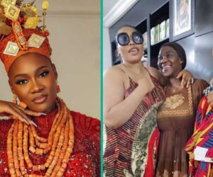 “I Love Mercy Johnson Kind of Witch”: Regina Daniels’ Mum Rita, Doris Ogala Praise Actress in Video
