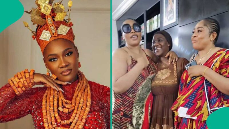 “I Love Mercy Johnson Kind of Witch”: Regina Daniels’ Mum Rita, Doris Ogala Praise Actress in Video