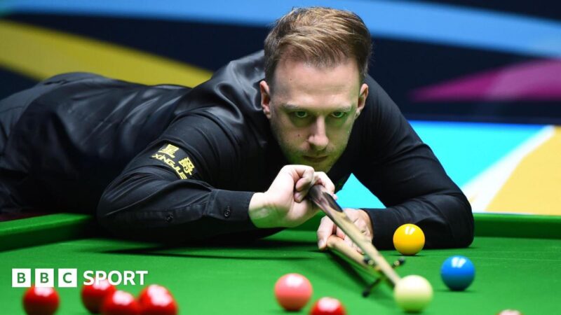 Champion of Champions: Judd Trump at ‘10%’ as he sweeps Zhao aside to reach final