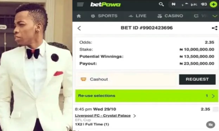 Afrobeats Star Tekno Flaunts ₦298 million  ‘Cashout’ On ₦1 million Stake With BetPawa – Arise News