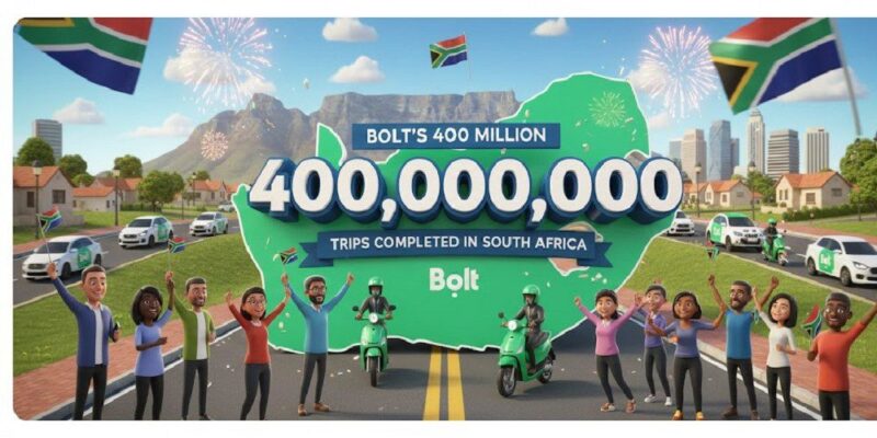 Bolt celebrates over 400 million trips in South Africa since launching in 2016