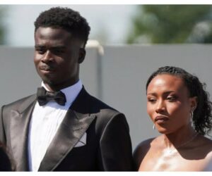 Bukayo Saka proposes to longtime girlfriend Tolami Benson in London