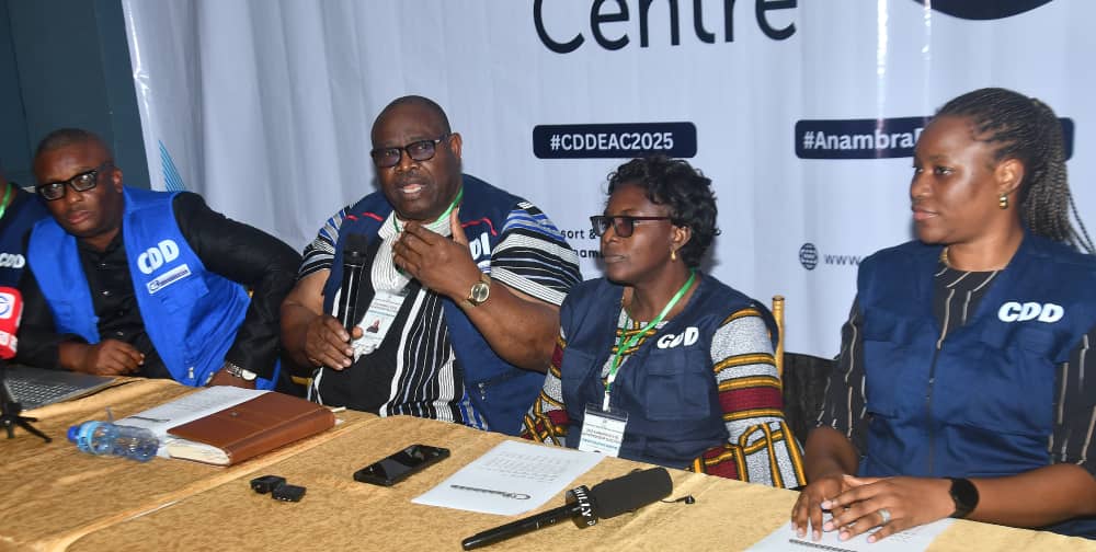 Anambra guber poll: CDD warns of weak political competition, disinformation