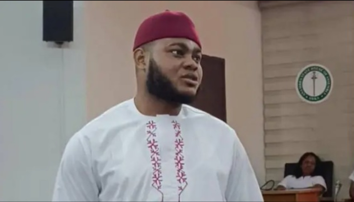 Drama In Awka As Suspended Anambra Lawmaker Udemezue Ejected From Chambers By Colleagues – Arise News