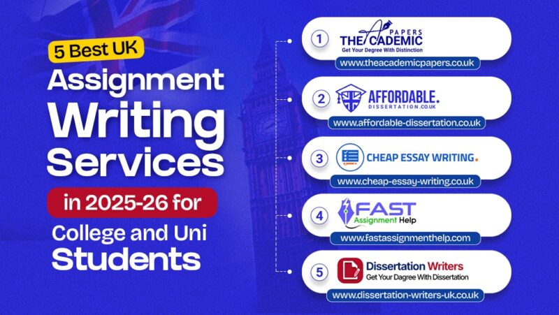 5 Best UK Assignment Writing Services in 2025-26 for College and Uni Students