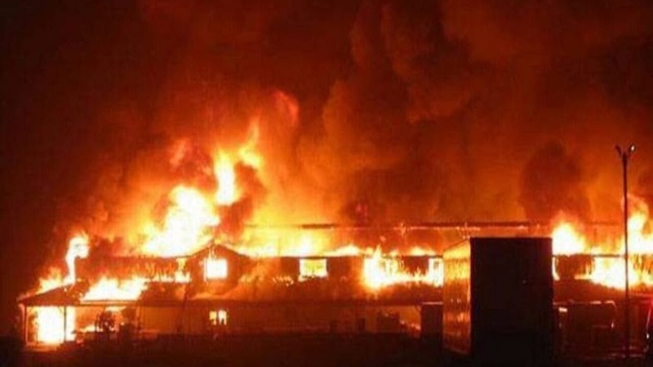 Fire guts factory in Anambra
