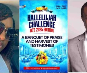 Lady who joined Hallelujah Challenge shares what she noticed about Nathaniel Bassey’s wife