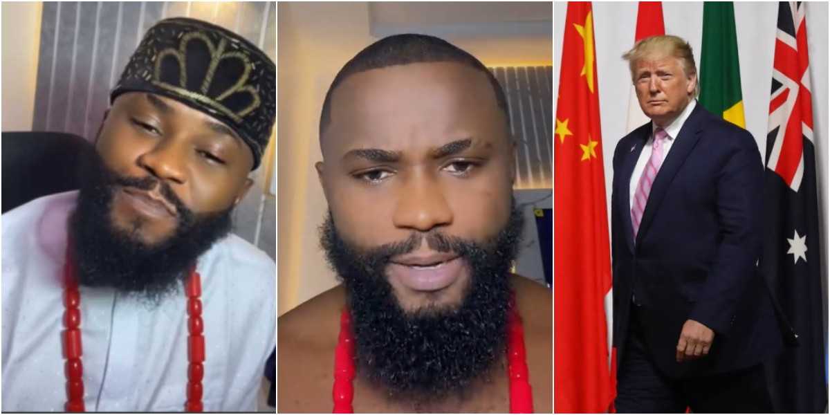 “Wetin do Jesus Christ?” – Man mocks Nigerian Christians for turning to Trump to save them instead of Jesus