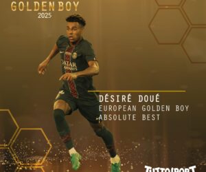 French forward DÃ©sirÃ© DouÃ© crowned 2025 GoldenÂ Boy