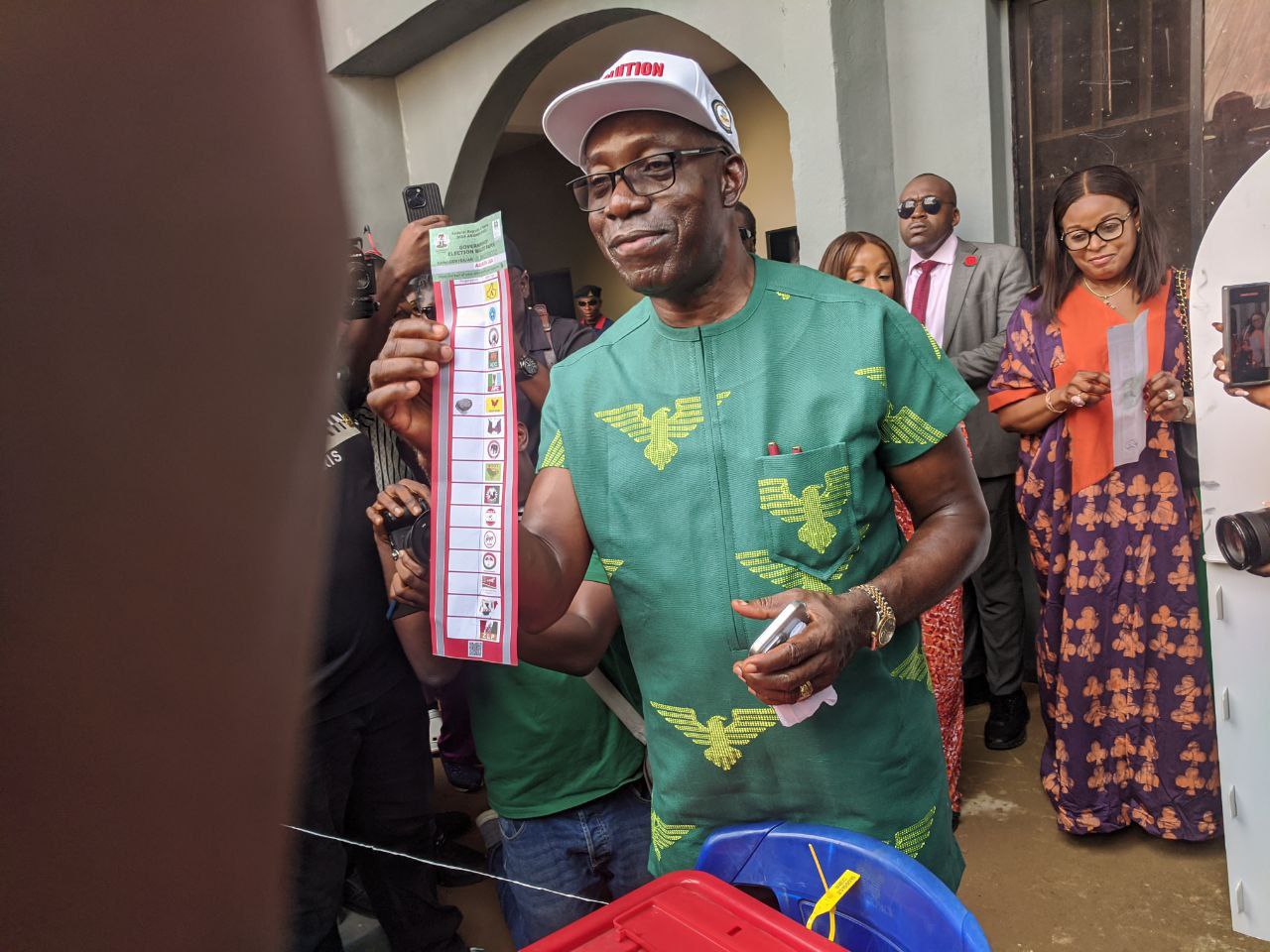 #Anambradecides2025: Soludo wins his polling unit